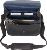 Kenneth Cole REACTION Manhattan Messenger Shoulder Satchel Bag Colombian Leather Laptop Computer & Tablet Travel Briefcase, Brown - Image 2